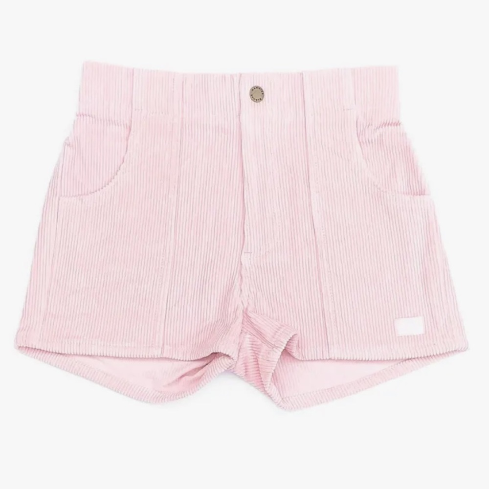 Hammies Womens Corduroy Shorts Powder Pink Retro 26 28 30 NEW BNWT NWT